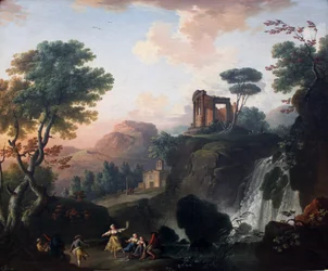 De Tempel van Vesta in Tivoli